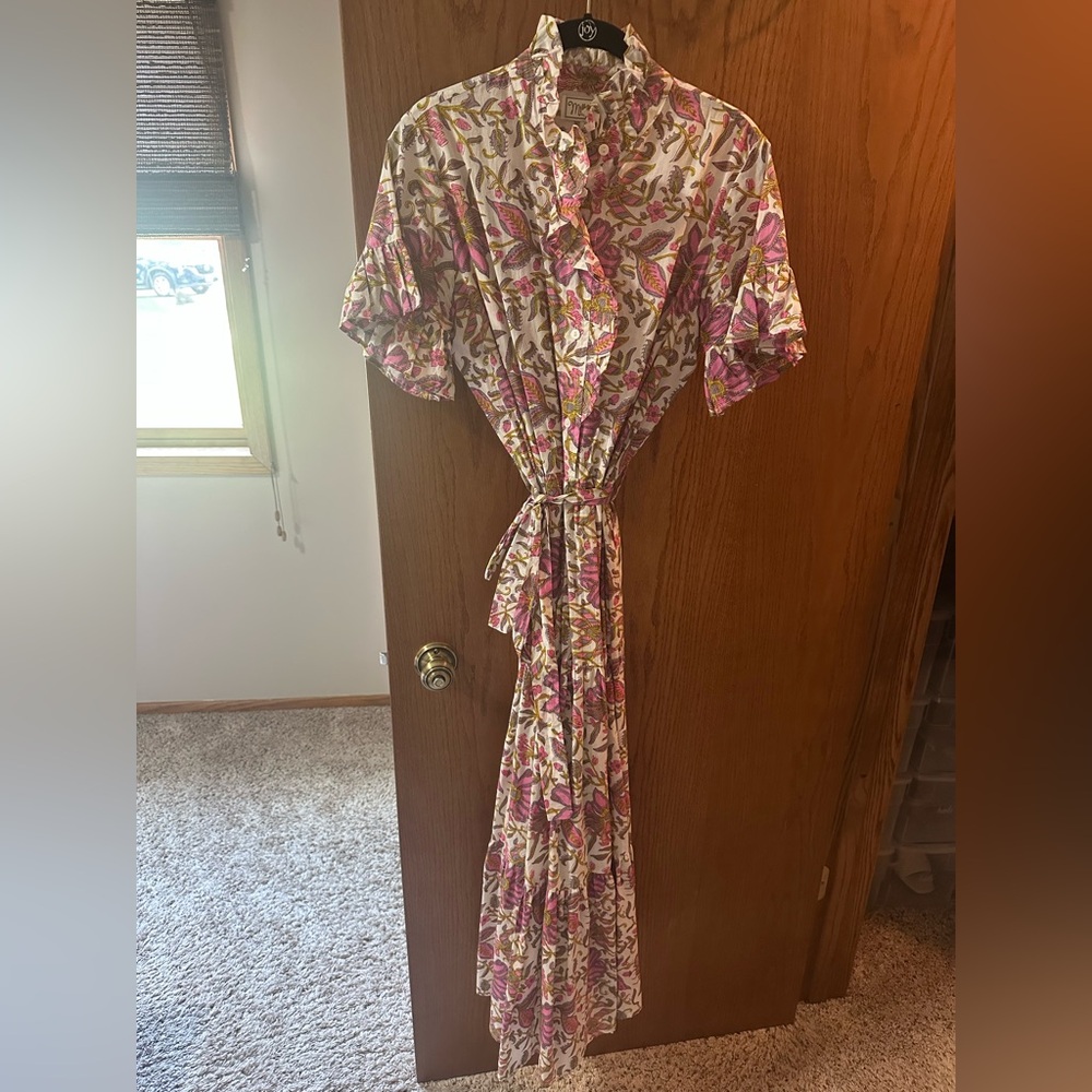 Floral Pink Maxi Dress